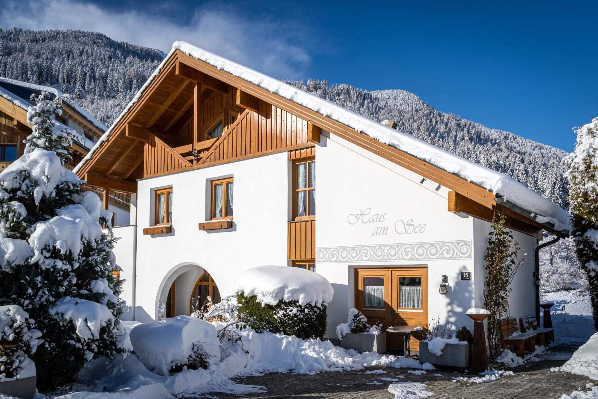 Ferienhaus Am Burgsee Ladis Bagian luar foto